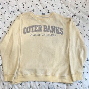 Outer Banks Women's Cream Sweatshirt
